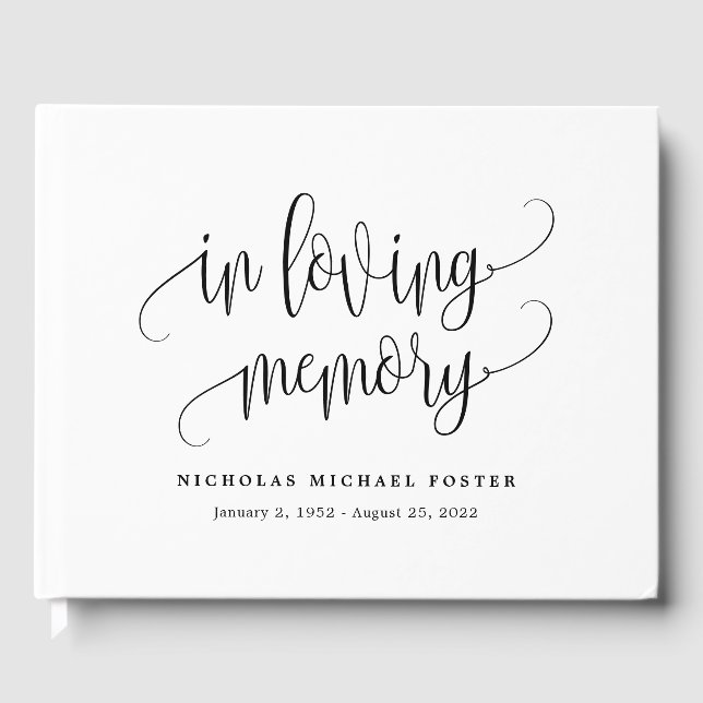 Livro De Visitas No Adoro Memória EDITÁVEL, A Caligrafia Adorável (Frente)