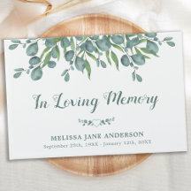 No Adoro Memória Eucalyptus Memorial Funeral