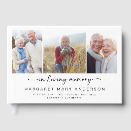 Livro De Visitas No Loving Memory 3 Photo Funeral