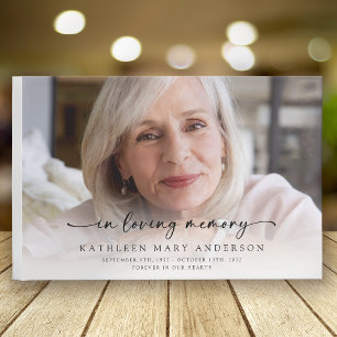 Livro De Visitas No Loving Memory Cheio Photo Funeral