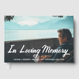 Livro De Visitas No Loving Memory Script Overlay - Add Photo & Name