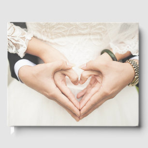 Livro De Visitas Noiva e Noivo de mãos dadas (Casamento) (Casamento
