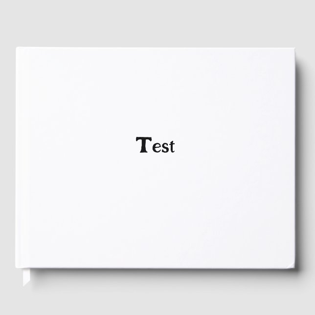 Livro De Visitas nome de teste em domínios internacionais (Frente)