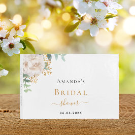 Livro De Visitas Nome do eucalipto floral branco chá de panela