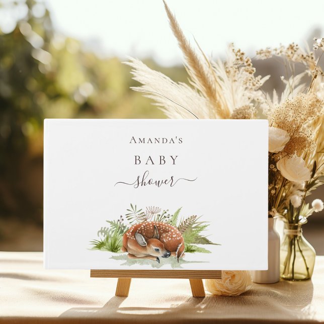 Livro De Visitas Nome do veado chá de fraldas (Criador carregado)