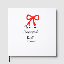 Livro De Visitas Nós estamos noivos adicionar nome letra arco verme