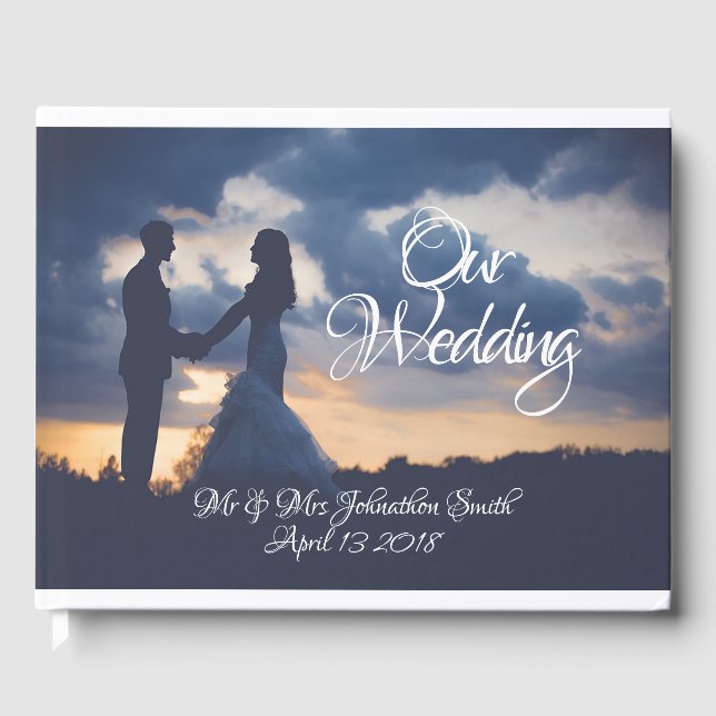 Livro De Visitas Nosso Casamento (Frente)