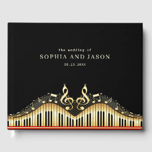 Livro De Visitas Notas Musicais e Clef