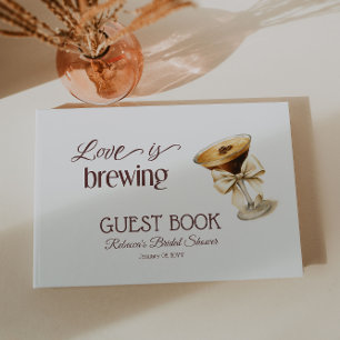 Livro De Visitas O Amor Está Cozinhando Tostão de Espresso Martini
