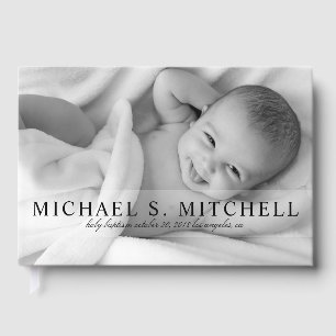 Livro De Visitas O cheio sangra o sorvo de Bris do baptismo do beb