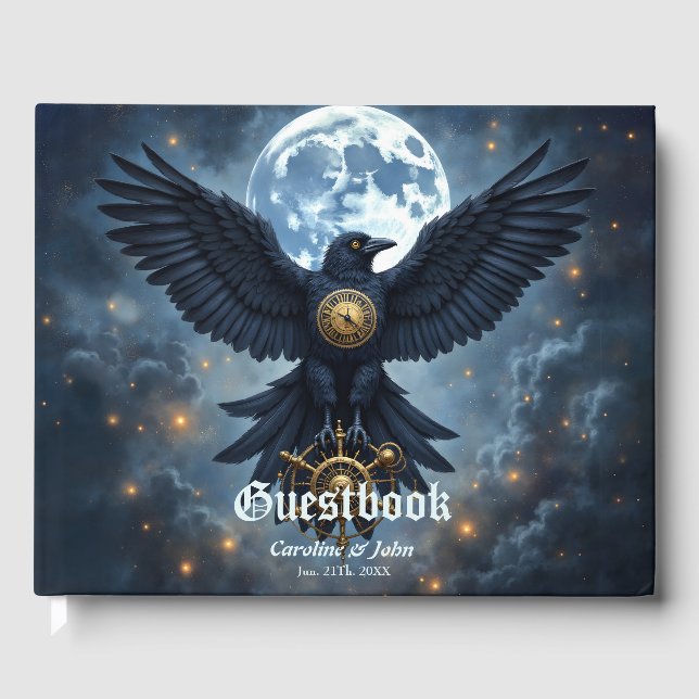 Livro De Visitas O Corvo Celestial.  (Frente)