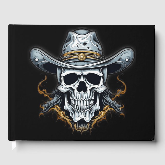 Livro De Visitas O Esqueleto Cowboy (Frente)