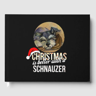 Livro De Visitas O Natal É Melhor Com Um Schnauzer