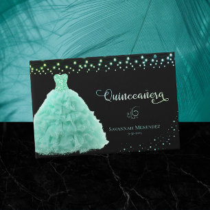 Livro De Visitas O vestido preto do verde da hortelã de Quinceaner