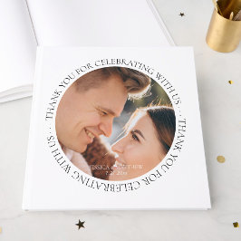 Livro De Visitas Obrigado por Celebrar nossa Foto