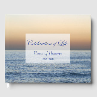 Livro De Visitas Ocean Blue Celebration of Life Memorial