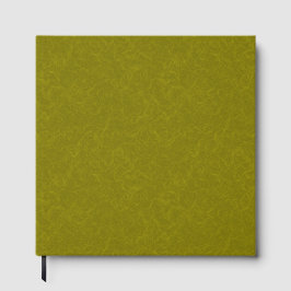 Livro De Visitas Olive green surface with subtle swirling pattern