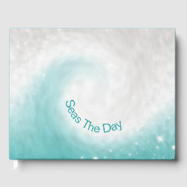 Livro De Visitas Onda oceânica "Seas the Day"