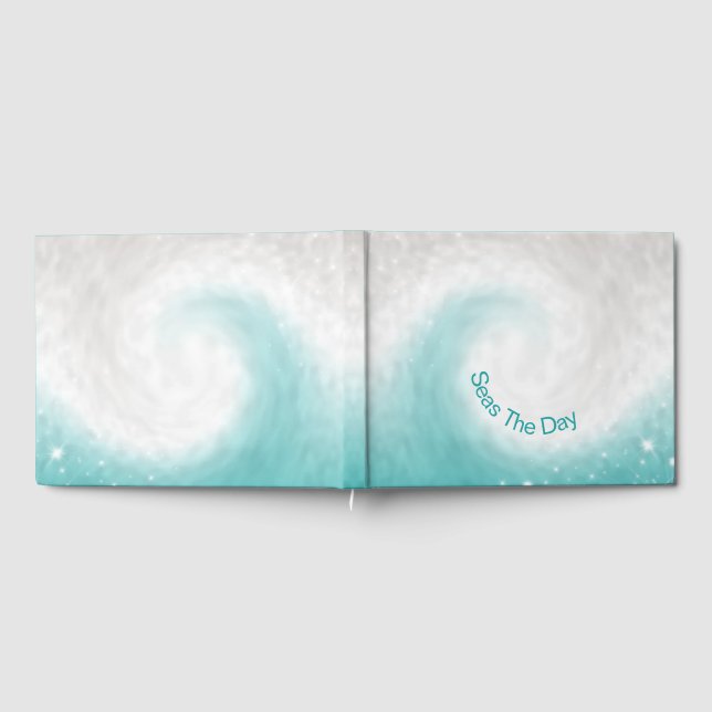 Livro De Visitas Onda oceânica "Seas the Day" (Completo)