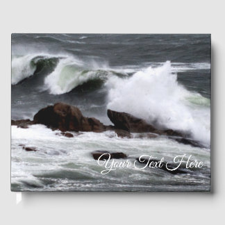 Livro De Visitas Ondas do Oceano Caindo