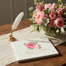 Livro De Visitas Orçamento de casamento encantador jardim de rosas