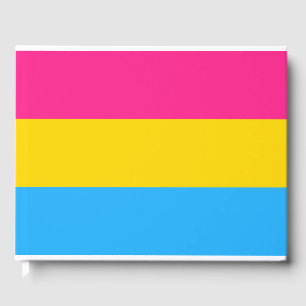 Livro De Visitas Orgulho Pansexual (Bandeira Pan)