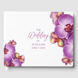 Livro De Visitas Orquídea de casamento