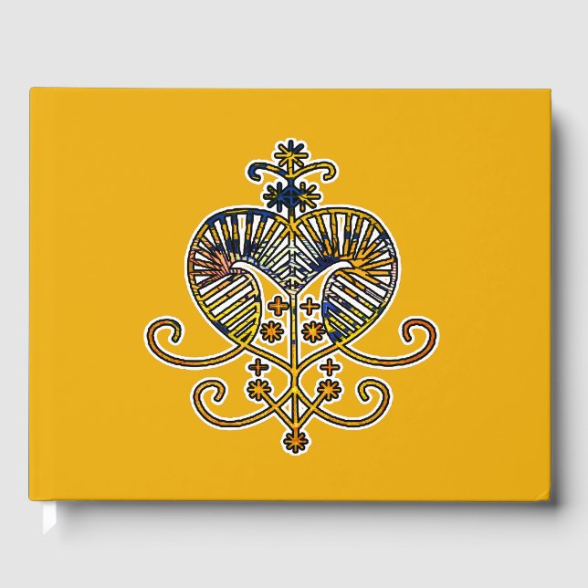Livro De Visitas Oshun Goddess Veve Sigil (Frente)