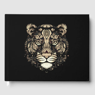Livro De Visitas Ouro Tigre Cabeçalho Data da Vinha