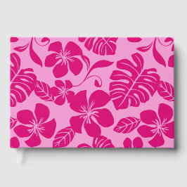 Livro De Visitas PADRÃO DE BIKINI ROSA EM ROSA x 2