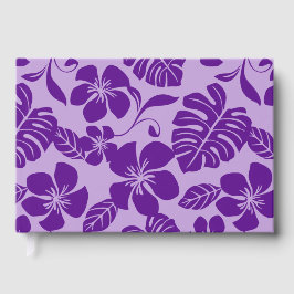 Livro De Visitas PADRÃO DE BIKINI ROSA EM ROXO x 2