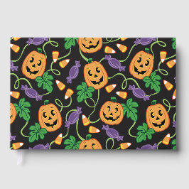 LIVRO DE VISITAS PADRÃO DE HALLOWEEN