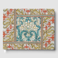 Padrão de Narciso Art Nouveau Antigo Verneuil