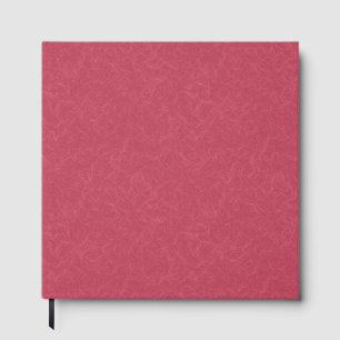Livro De Visitas Padrão espiralado de rosa profundo texturizado