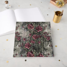 Padrão Rosa de Jardim Gótico Vitoriano