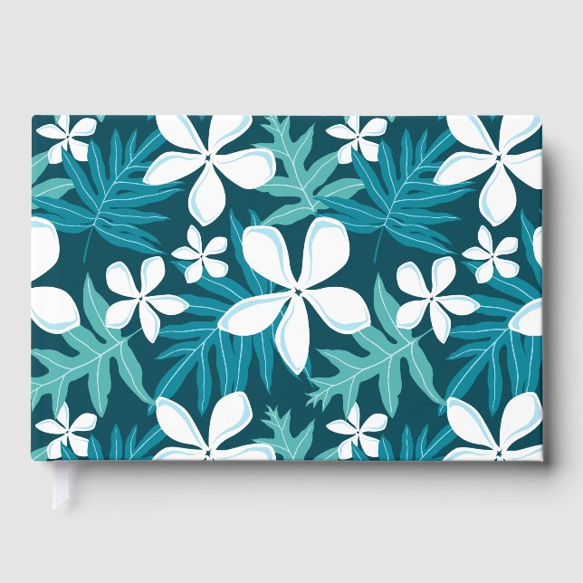 LIVRO DE VISITAS PADRÃO TIARE EM TEAL (Frente)