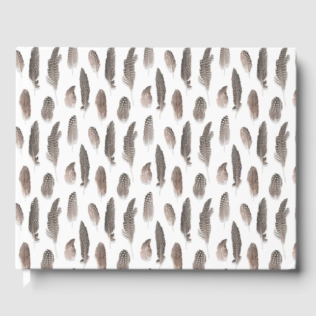 Livro De Visitas Padrões de penas para aves Fazendas (Frente)