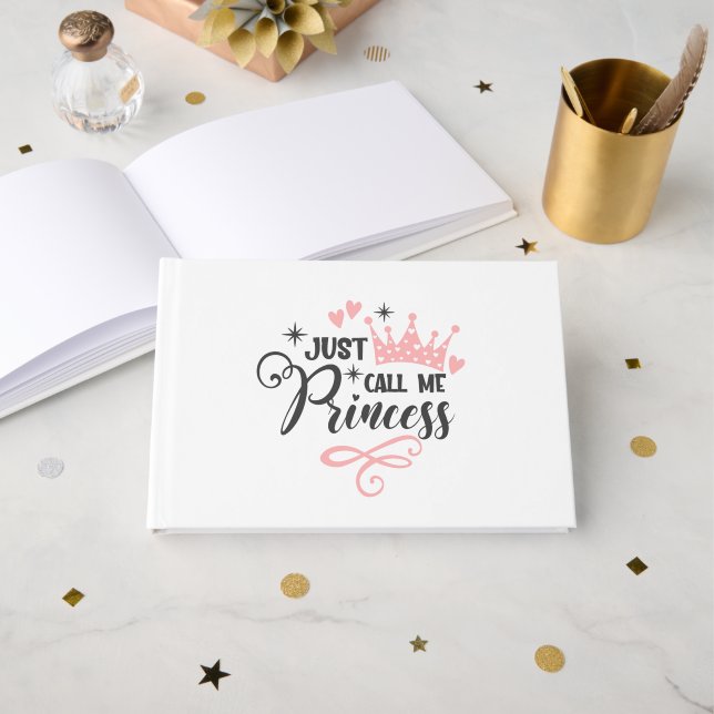 Livro De Visitas Pageant Princess Guest Book (Frente aberta)