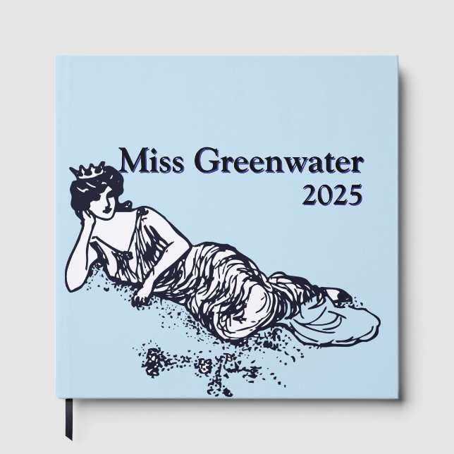 Livro De Visitas Pageant Scrapbook Book-Retro Queen (Frente)