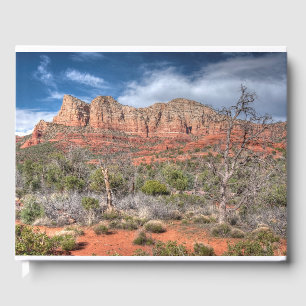 Livro De Visitas Paisagem vermelha da rocha da arizona de Sedona
