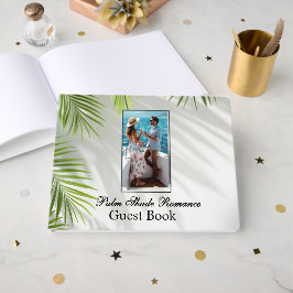 Livro De Visitas Palm Shadows Romance & Sea Wedding