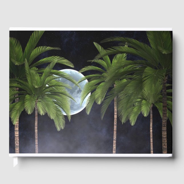 Livro De Visitas Palmeiras Contra a Lua (Frente)