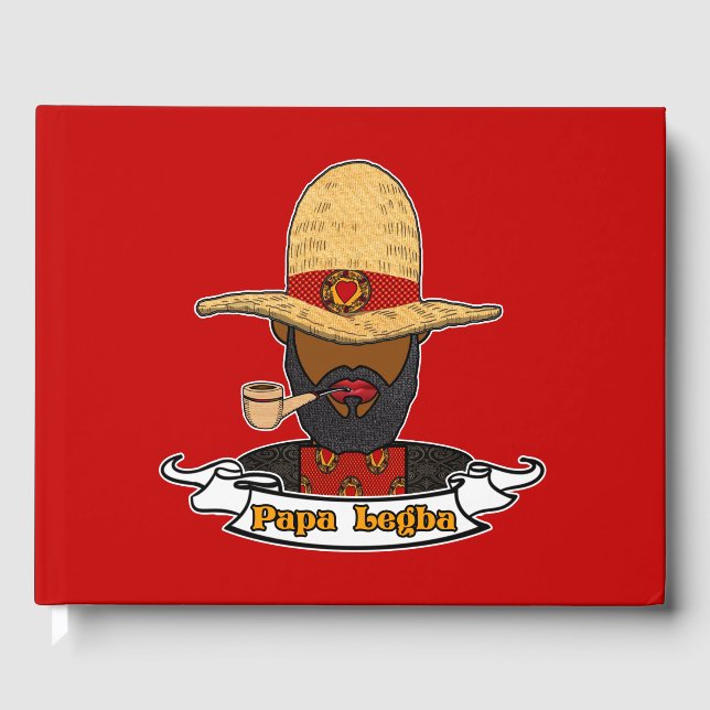 Livro De Visitas Papa Legba Retrato (Frente)