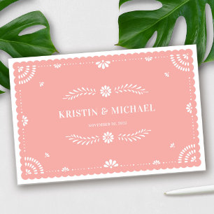 Livro De Visitas Papel Picado Mexicano Casamento Guestbook