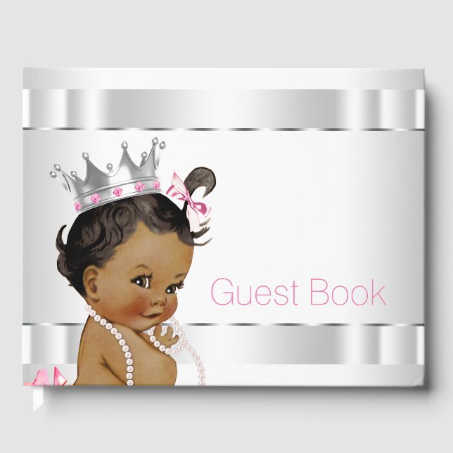 Livro de Visitas para Chá de Bebê de Princesa Étni (Frente)