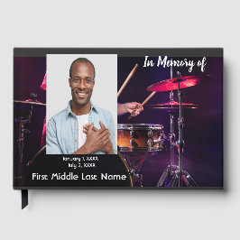 Livro de Visitas para Serviço Memorial Baterista