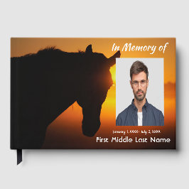 Livro de Visitas para Serviço Memorial Cavalo Cava