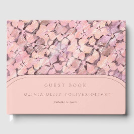 Livro De Visitas Peach Romance Wedding