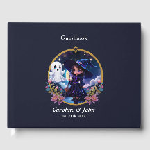 Pequena bruxa com olhos grandes e brilhantes.