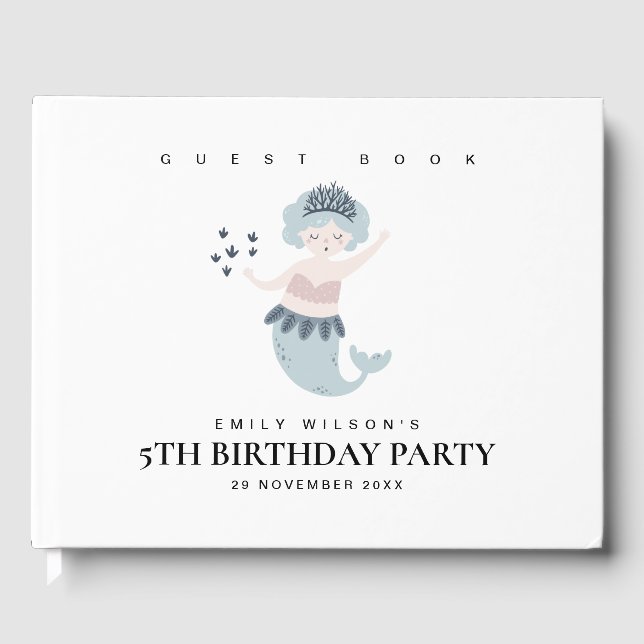 LIVRO DE VISITAS PEQUENA FESTA DE ANIVERSÁRIO DE CRIANÇA AZUL DE ME (Frente)